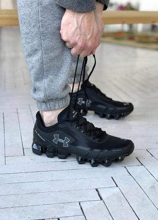 Under armour scorpio black, кросівки чоловічі чорні демісезонні, кросовки мужские весна осень андер чёрные10 фото