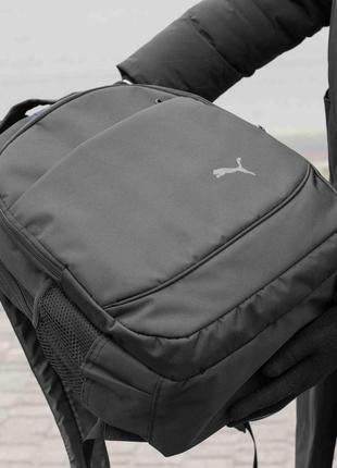 Спортивний міський рюкзак pm max чорний тканинний для повсякденного носіння молодіжний3 фото