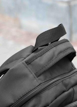 Спортивний міський рюкзак pm max чорний тканинний для повсякденного носіння молодіжний8 фото