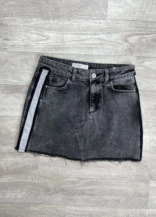 Zara basic джинсовая юбка оригинал м2 фото
