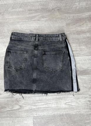 Zara basic джинсовая юбка оригинал м 4