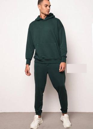 Костюм спортивный худі raybrend 1001 emerald