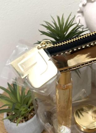 Оригінал набір lady million by paco rabanne for women edp travel spray + makeup pouch...