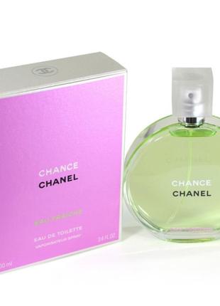 Chanel chance eau fraiche туалетна вода 100 ml духи шанель шанс фреш зелений 100 мл зелені фреш зелений