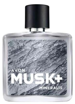 Avon musk+ mineralis туалетная вода