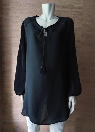 🌺💜🌻 шикарна  блузка з рукавом гофре