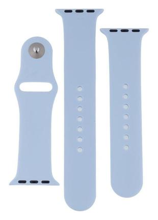 Ремешок для apple watch band silicone two-piece 38/40/41 mm цвет 39, elegant purple9 фото