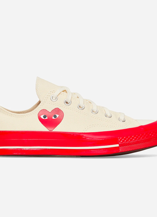 Кеды низкие converse x comme des garcons play3 фото