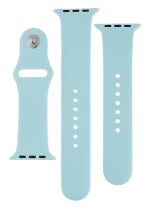 Ремешок для apple watch band silicone two-piece 42/44/45/49 mm цвет 59, marine green