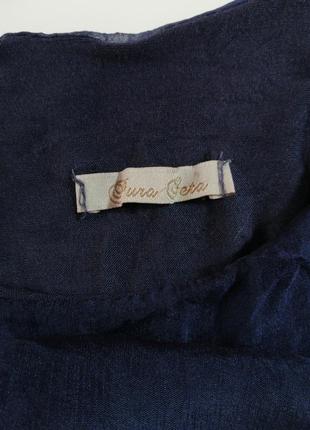 Шелковая оригинальная блуза made in italy4 фото