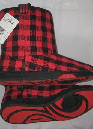 Новые сапоги adidas kiahna lo красно-черной. оригинал9 фото