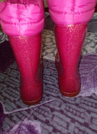 Теплі гумові чобітки 2