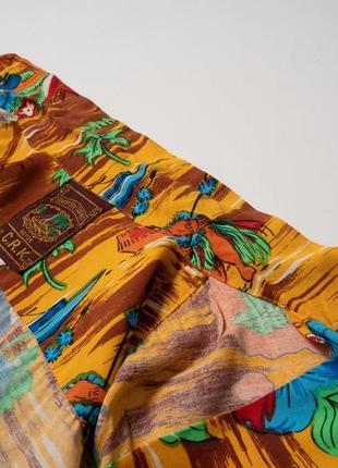 Vintage campia moda hawaiian shirt чоловіча сорочка гавайка7 фото