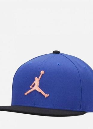 Кепка jordan pro jumpman snapback one size синій ar2118-430