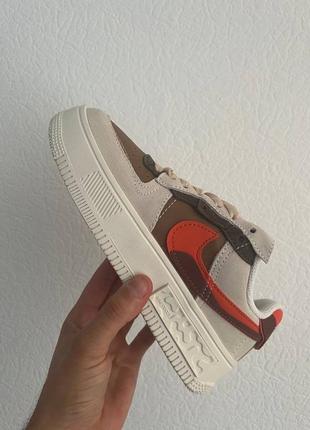 Кроссовки nike air force fontanka brown/beige