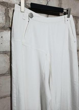 Крутезні штани широкі бохо льон дизайнерський крій6 фото