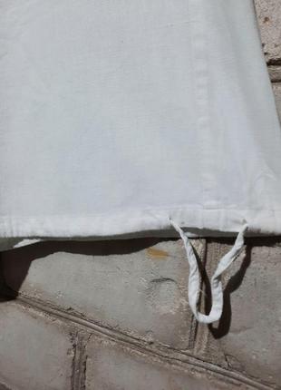Крутезні штани широкі бохо льон дизайнерський крій7 фото