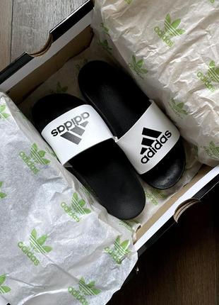 Тапки men's slippers adidas w&b6 фото