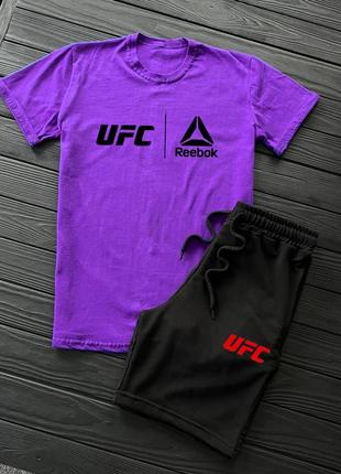 Летный фиолетовый спортивный костюм с принтом reebok ufc летний фиолетовый спортивный костюм reebok ufc ребр