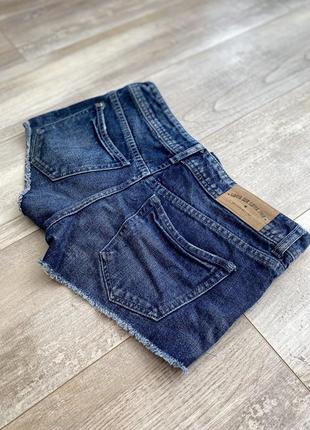 Шорти джинсові сині короткі жіночі5 фото