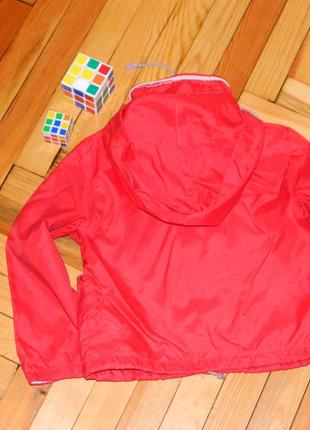 2-3 года куртка детская красная демисезонная на малыша3 фото