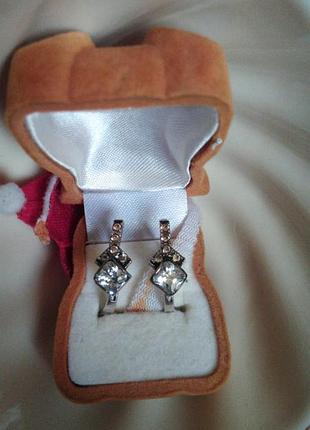 Срібні сережки.