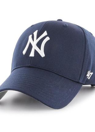 Кепка mvp 47 brand new york yankees raised basic темно-синій, сірий уні osfa b-rac17ctp-ny