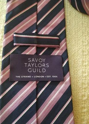 Шёлковый галстук savoy taylors guild (england)3 фото