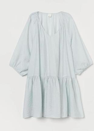 Воздушное платье из тонкой фактурной ткани h&m