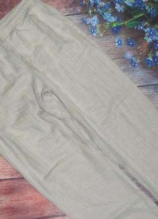 Відмінні літні штани ( у складі 55% льон)2 фото