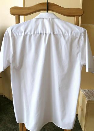 Тенниска, рубашка с коротким рукавом, белая рубашка,тениска на подростка2 фото