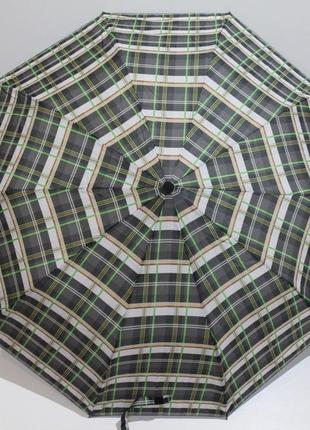 Зонт, парасолька напів-автомат, 10 спиць, карбон, анти-вітер, 490