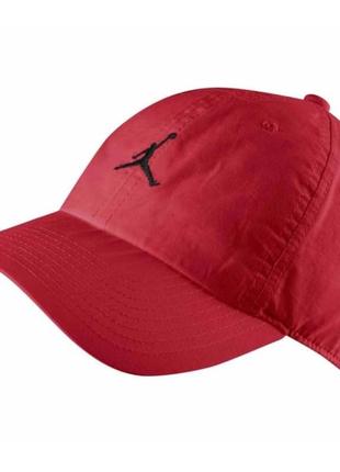 Кепка nike jordan h86 jumpman washed cap red — dc3673-687