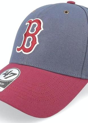 Кепка mvp 47 brand boston red sox campus винтажный синий, розовый, зеленый уни osfa b-campc02gws-vn