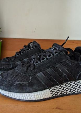 Літні жіночі кросівки adidas marathon black whiteee3656