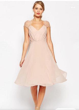 Нежное платье, размер 16