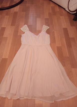 Нежное платье, размер 165 фото