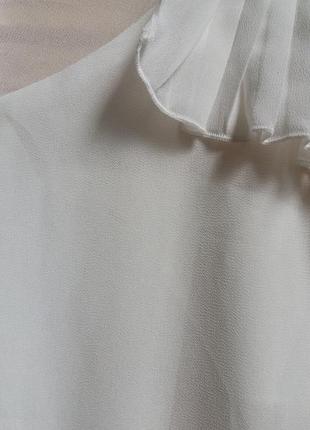 Нарядная блуза/рубашка с оборками gaialuna (италия) на 10-11 лет (размер 146)6 фото