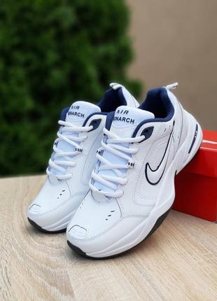 Кросівки nike air monarch white blue