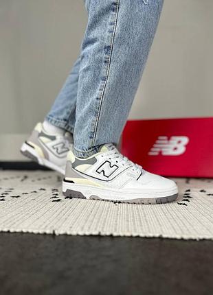 Кроссовки new balance 550 white marblehead