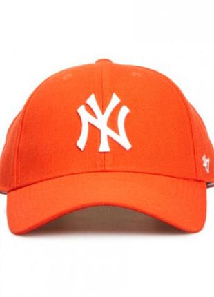 Кепка mvp 47 brand ny yankees thunder snapback wo one size orange/white b-mvpsp17wbp-th2 фото