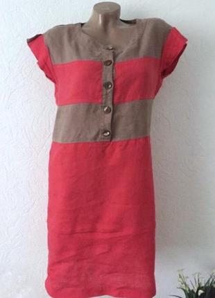 Лляне пляття сукня  р.38/40