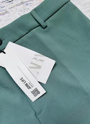 Брюки, широкие брюки, кюлоты, палаццо zara, коллекция 2023 года, размер l, xl5 фото