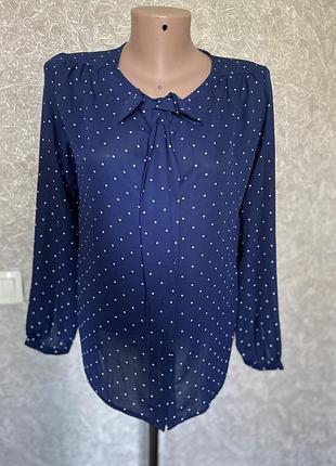Блуза синего цвета