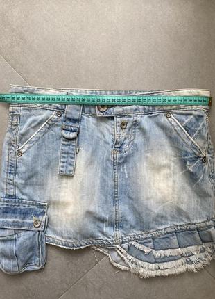 Стильная джинсовая юбка4 фото