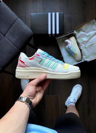 Женские кроссовки adidas forum low multi colour3 фото