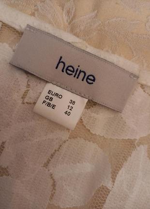 Белая блузка из красивого гипюра от heine8 фото