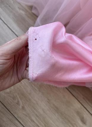 Вечірня випускна довга рожева сукня з шлейфом