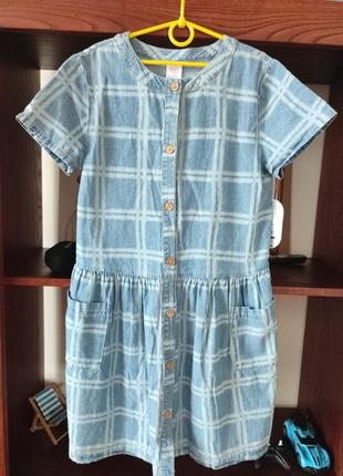 Джинсовое платье