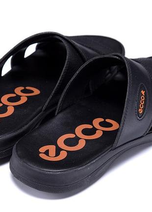 Чоловічі шкіряні літні шльопанці-сланці